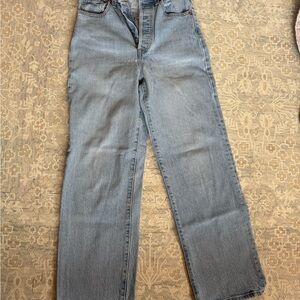 Levi's Light Blue Straight Leg Women's Jeans